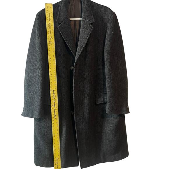 Vintage Burberrys Cusha Tweed Wool Trench Coat Rare England XX-Large - Picture 11 of 15